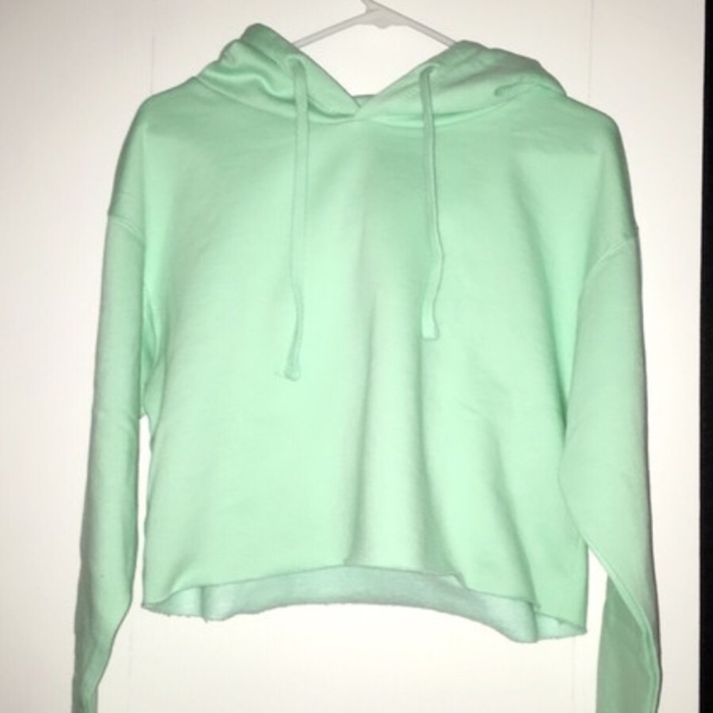 Mint green hoodie